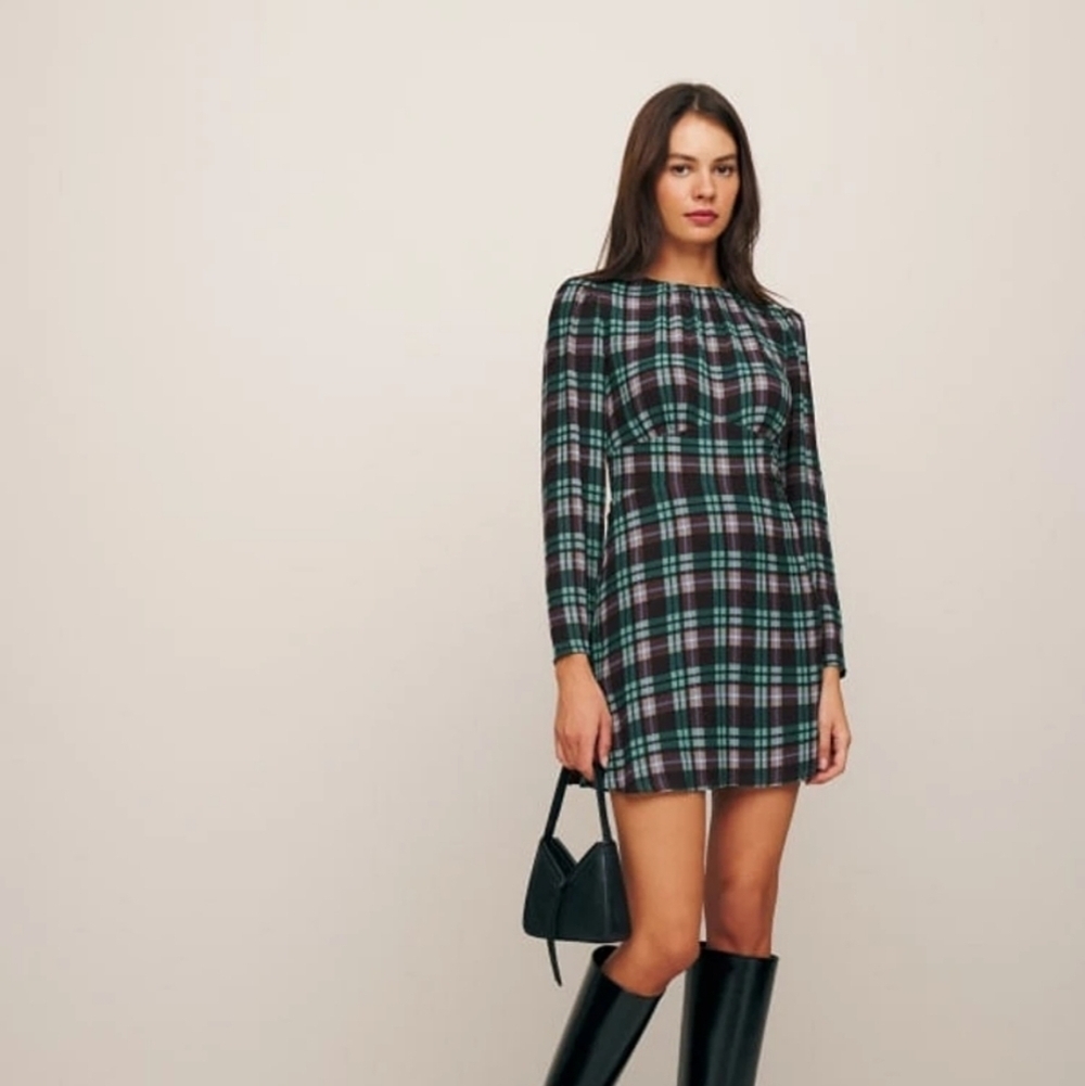Reformation Laken Dress in Morena size 8 NWT